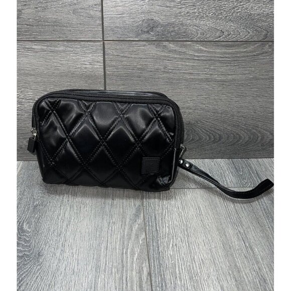 IHKWIP The Can't Stop Wearing It Wristlet Crossbody bag metallic black A673884 - Picture 1 of 13